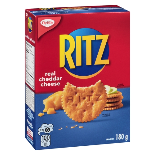 Christie - Ritz Crackers - Cheddar Cheese 180g, 1 Each