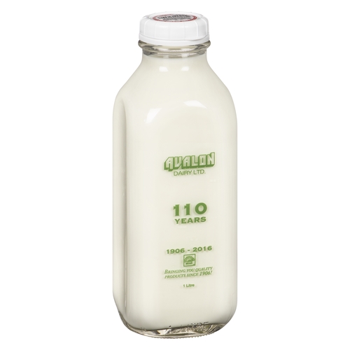 Avalon Dairy - Organic Milk - Standard Whole 3.25% m.f. 1l, 1 Each