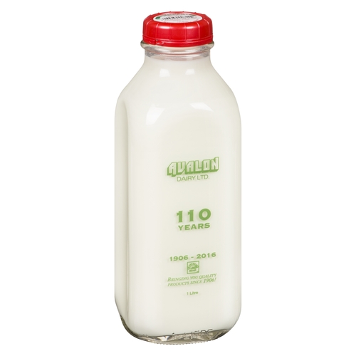 Avalon Dairy - Milk - Homogenized 3.25% m.f. 1l, 1 Each