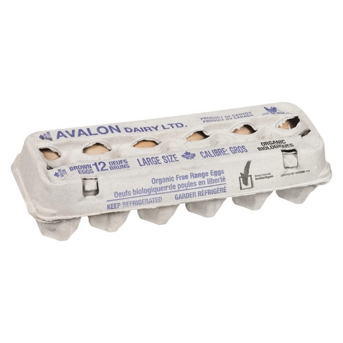 Avalon Dairy - Organic Free Range Brown Eggs - Large 12pk