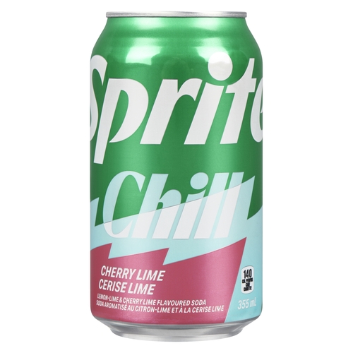 Sprite Chill Lemon-Lime & Cherry Lime Soda 12/355ml, 1 Each
