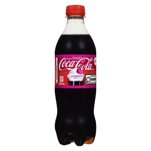 Coca-Cola Cherry Vanilla Flavoured Cola - Cherry Float 500ml, 1 Each
