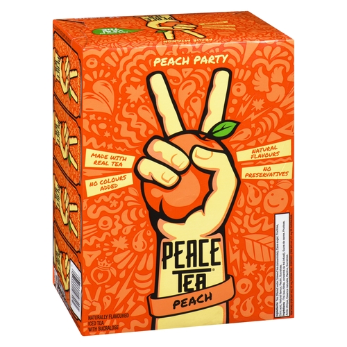 Peace Tea - Peach Party 12/341ml, 1 Each