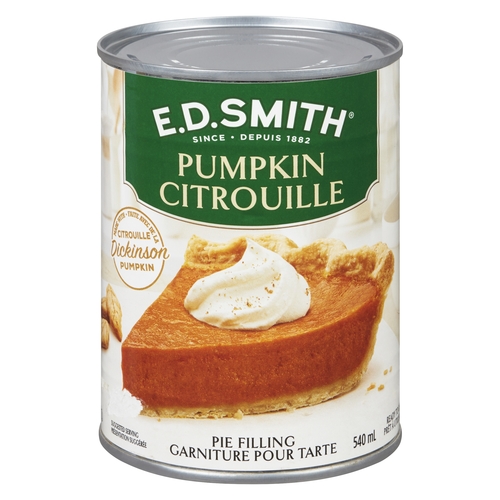 E.D. Smith - Pie Filling - Pumpkin 540ml, 1 Each