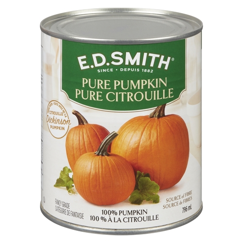 E.D. Smith - 100% Pure Pumpkin 796ml, 1 Each