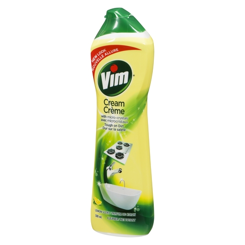 Vim - Cream Cleaner - Lemon 500ml, 1 Each