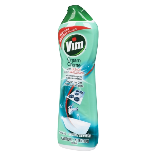 Vim - Cream Cleaner with Bleach 500ml, 1 Each