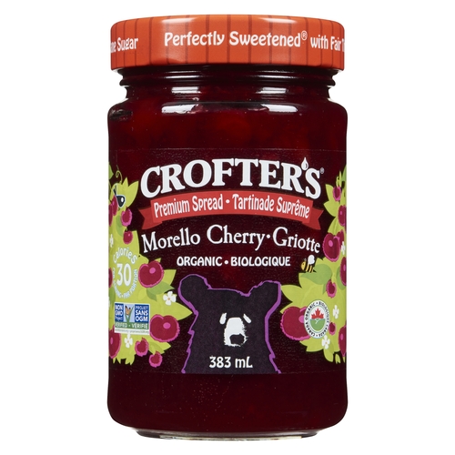 Crofter's - Organic Premium Spread - Morello Cherry 383ml, 1 Each