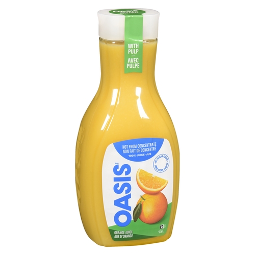 Oasis - 100% Orange Juice - Not From Concentrate - With Pulp 1.5l, 1 Each