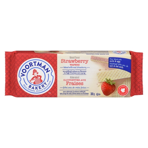 Voortman Bakery - Wafers - Strawberry 300g