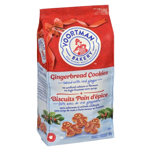 Voortman Bakery - Gingerbread Cookies 350/350g, 1 Each