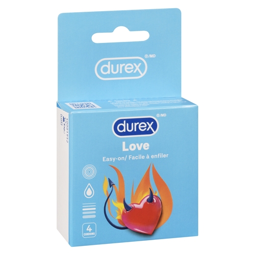 Durex - Love Ultra Fine Lubricated Condoms 4pk, 1 Each