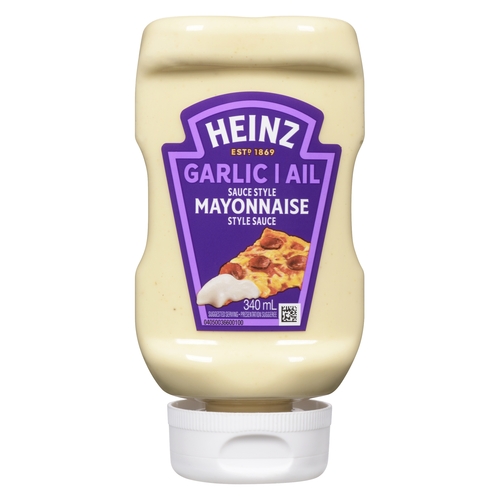 Heinz - Mayonnaise Style Garlic Sauce 340ml, 1 Each
