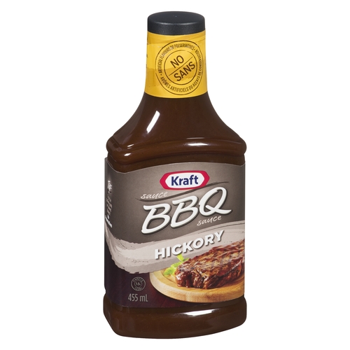 Kraft - BBQ Sauce - Hickory 455ml, 1 Each