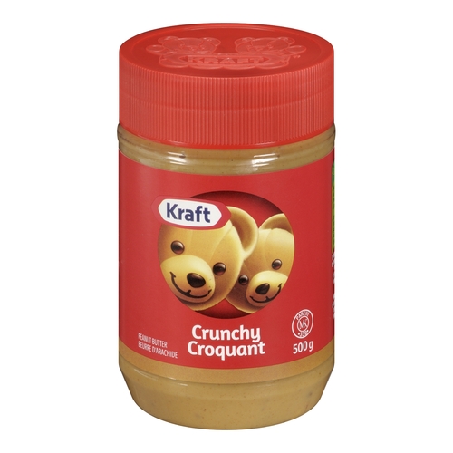 Kraft - Peanut Butter - Crunchy 500g, 1 Each