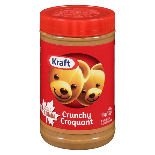 Kraft - Peanut Butter - Crunchy 1kg, 1 Each