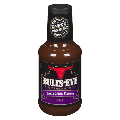 Bull's Eye - Barbeque Sauce - Honey Garlic Bonanza 425ml, 1 Each