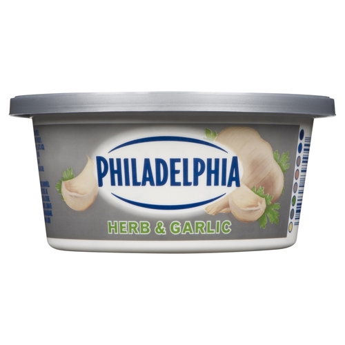 Philadelphia Cream Cheese - Herb & Garlic 227g, 1 Each