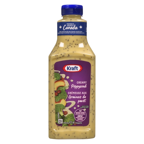 Kraft - Dressing - Creamy Poppyseed 425ml, 1 Each