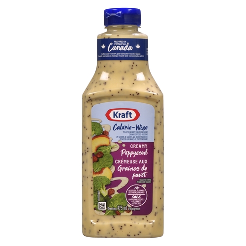 Kraft - Calorie Wise Dressing - Poppyseed 425ml, 1 Each