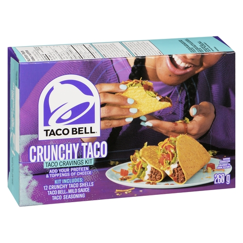 Taco Bell - Taco Cravings Kit - Crunchy Taco 260g