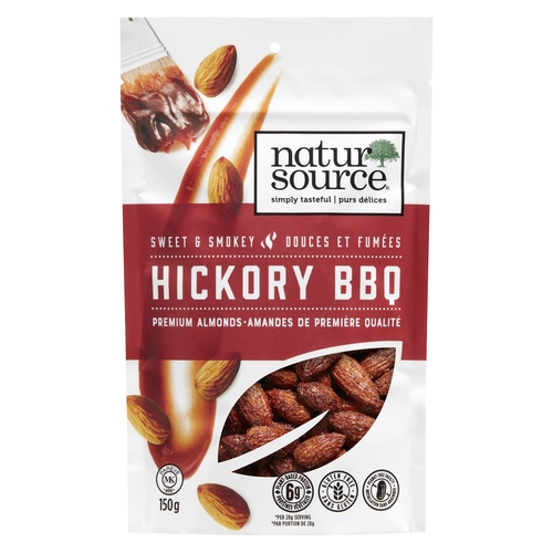 NaturSource - Almonds - Hickory BBQ 150g, 1 Each