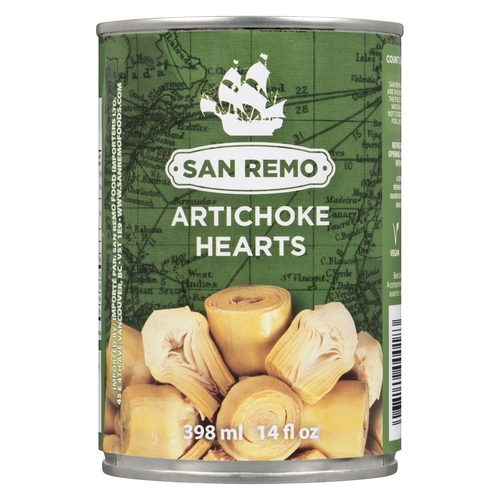 San Remo - Artichoke Hearts 398ml, 1 Each