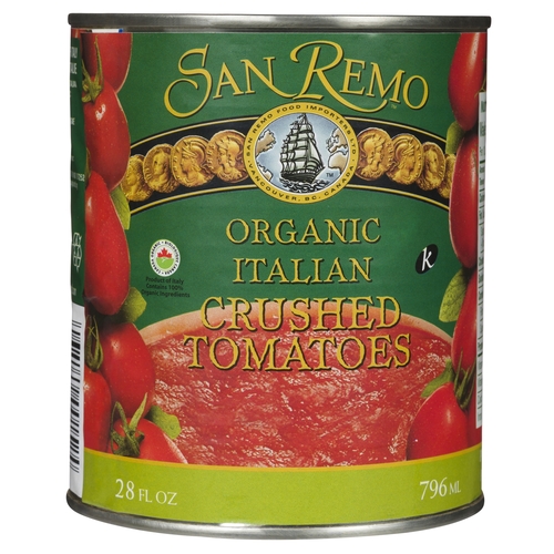 San Remo - Organic Italian Crushed Tomatoes 796ml, 1 Each