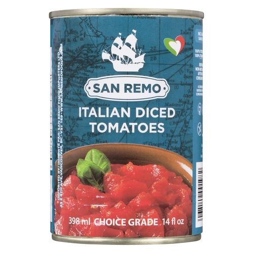 San Remo - Italian Diced Tomatoes 398ml, 1 Each