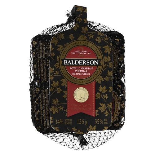 Balderson - Cheddar Cheese - Royal Canadian Aged 2 Years - 35% m.f. 6/21g, 1 Each