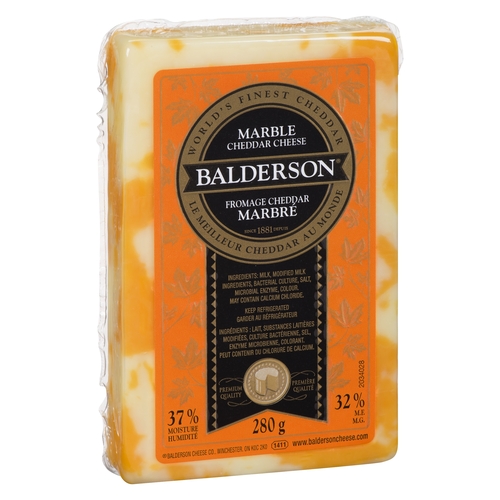 Balderson - Cheddar Cheese - Marble - 32% m.f. 280g, 1 Each