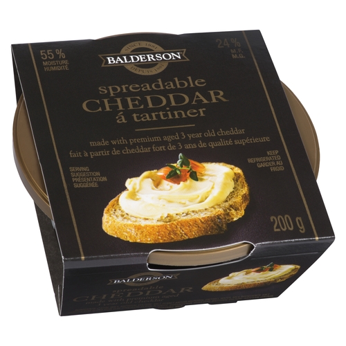 Balderson - Cheddar Cheese - Spreadable - 24% m.f. 200g