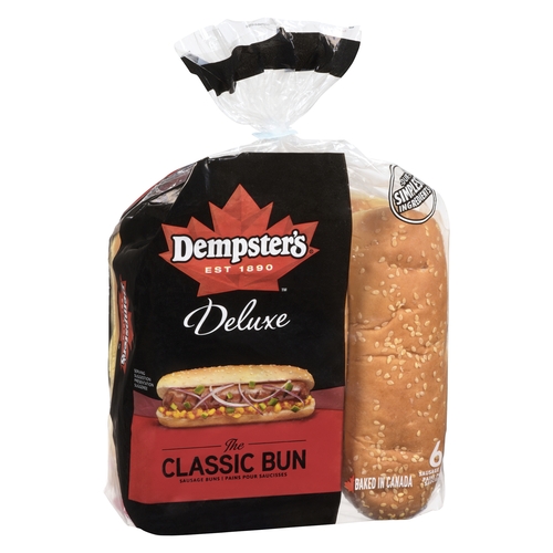 Dempster's - Buns - Deluxe Classic Sausage 6pk, 1 Each