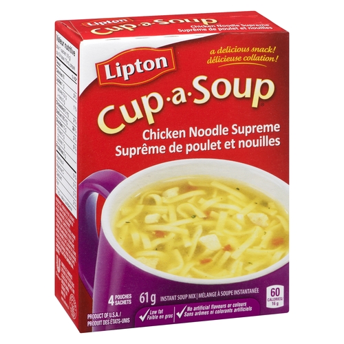 Lipton - Cup•a•Soup - Chicken Noodle Supreme 4pk, 1 Each