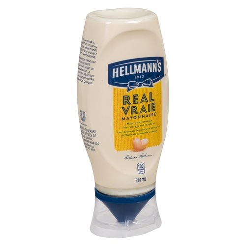 Hellmann's - Real Mayonnaise 340ml, 1 Each