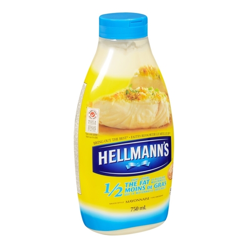 Hellmann's - Mayonnaise Type Dressing - Half the Fat 750ml, 1 Each