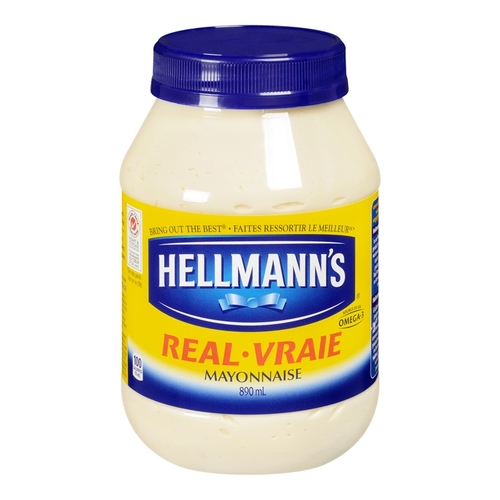 Hellmann's - Real Mayonnaise 890ml, 1 Each