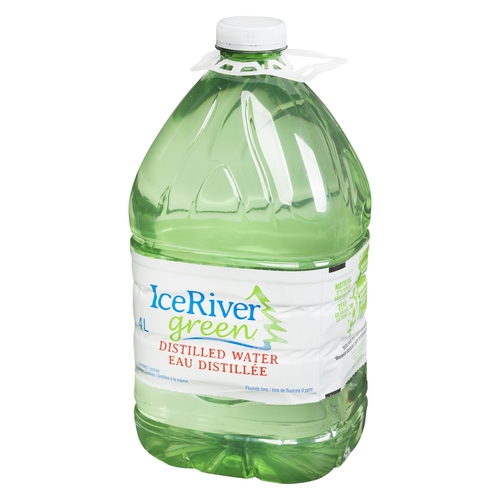 Ice River - Green Distilled Water 4l, 1 Each