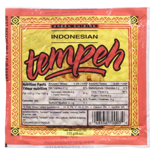 Green Cuisine - Indonesian Tempeh 225g, 1 Each
