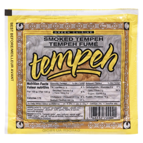 Green Cuisine - Smoked Tempeh 225g, 1 Each
