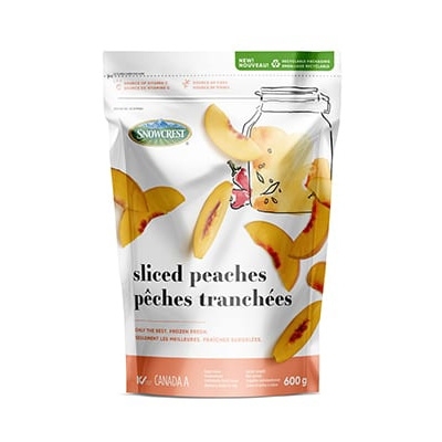Snowcrest - Sliced Peaches 600g, 1 Each