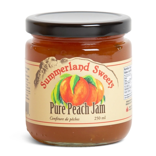 Summerland Sweets - Pure Peach Jam 250ml, 1 Each
