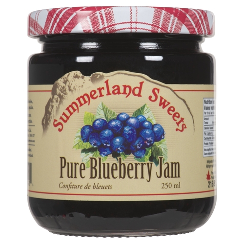 Summerland Sweets - Pure Blueberry Jam 250ml