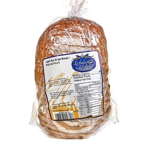 La Baguette - Light Rye Belge Bread 500g, 1 Each
