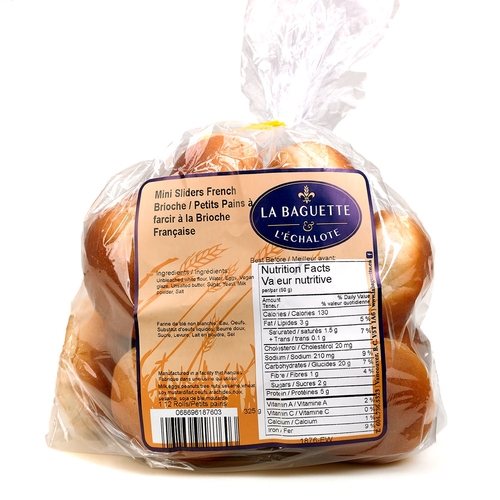 La Baguette - Mini Sliders French Brioche 12's