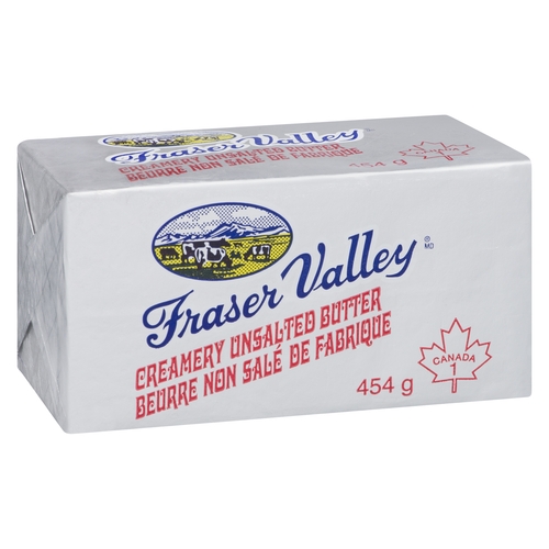 Fraser Valley Creamery Butter - Unsalted 454g, 1 Each