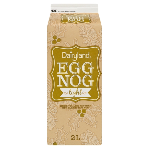 Dairyland - Egg Nog - Light 2l, 1 Each
