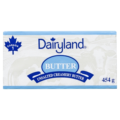 Dairyland - Creamery Butter - Unsalted 454g, 1 Each