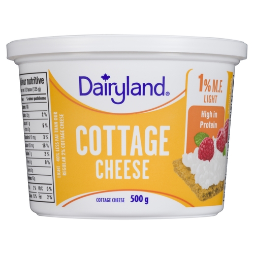 Dairyland - Cottage Cheese - 1% m.f. 500g, 1 Each