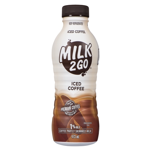 Dairyland - Milk 2 Go - Iced Coffee - 1% m.f. 473ml, 1 Each